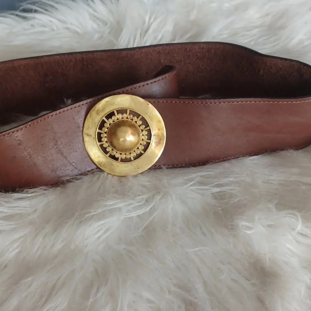 Brown Leather Belt